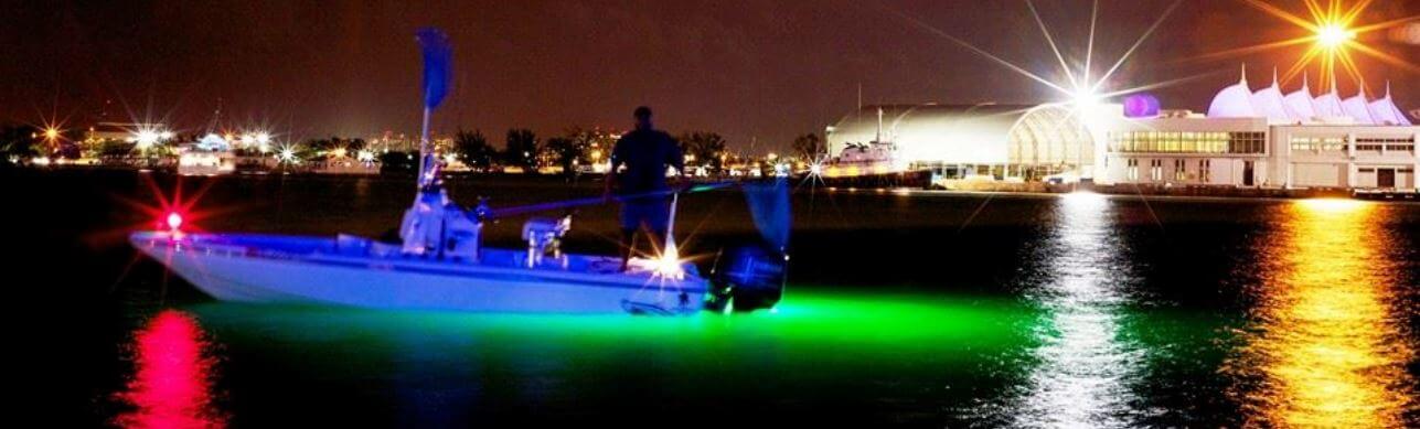 LED Underwater White Fishing Light