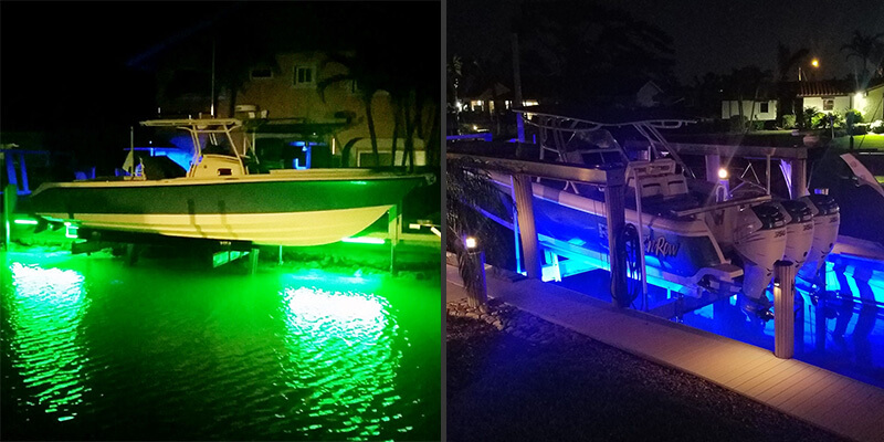 Fishing Lights LED Underwater Battery Powered for Boat Dock