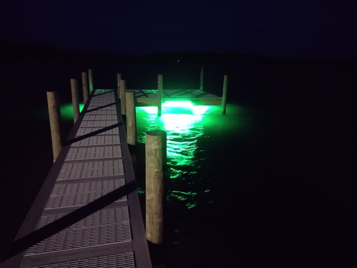 DockPro 16,000 - 60-degree Green Dock Light